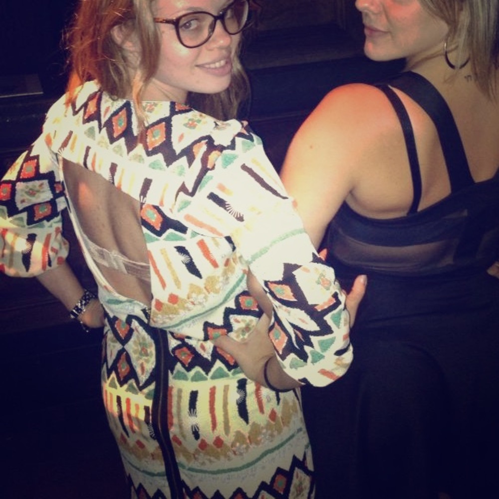 Keyhole back dress